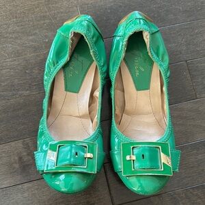 Marc Fisher Green Ballet Flats